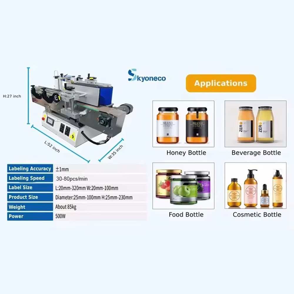 Automatic Round Bottle Labeler