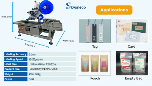 Pouch Bag Labeling Machine
