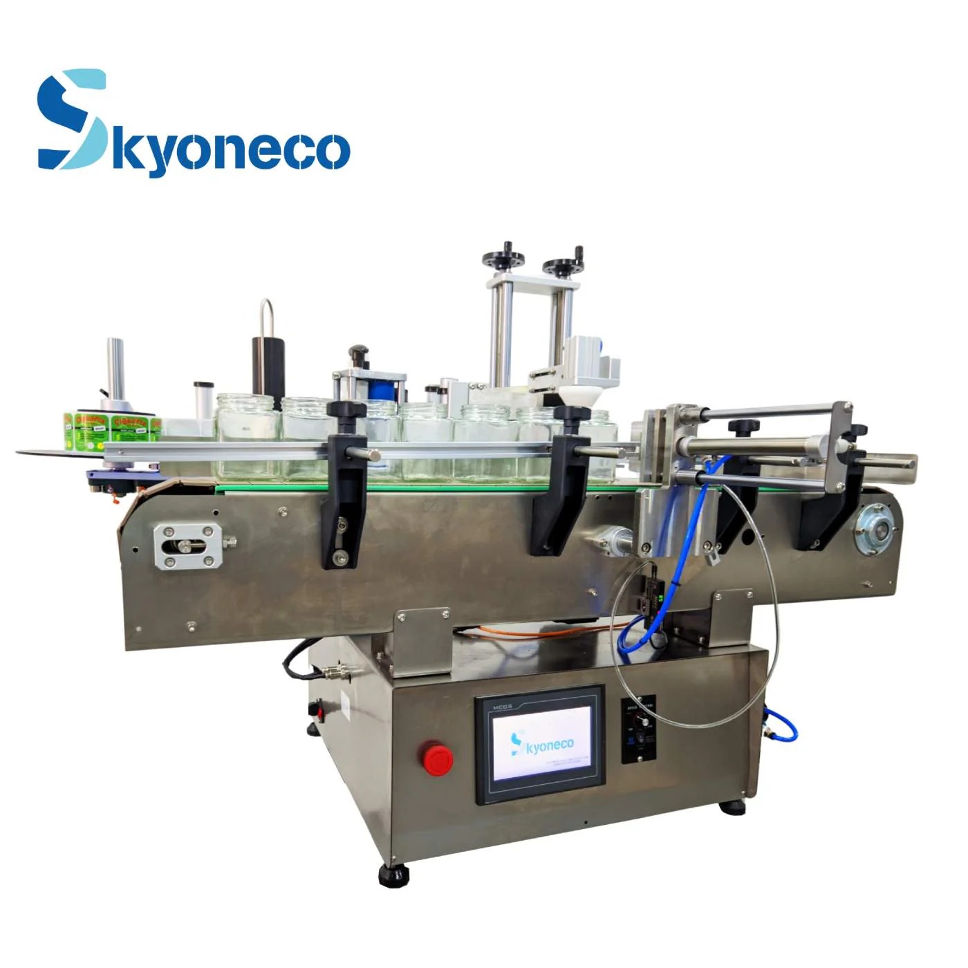 Automatic Hexagonal Bottle Labeling Machine