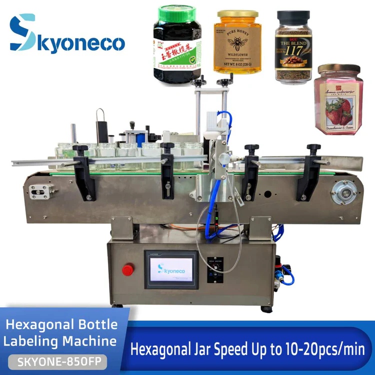 Hexagonal Bottle Labeling Machine