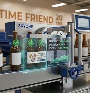 آلة واحدة لوضع الملصقات تقوم بعمل 50 شخصًا