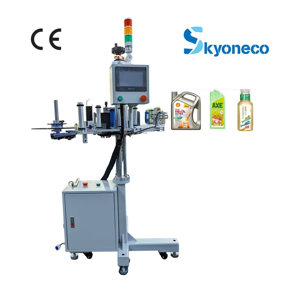 manual bottle labeling machine