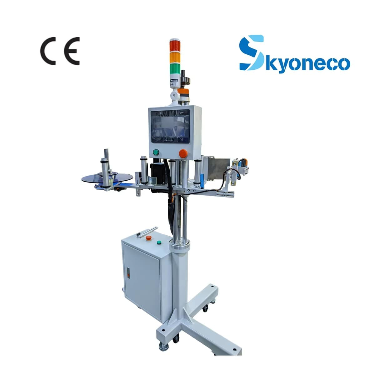 Side surface label applicator