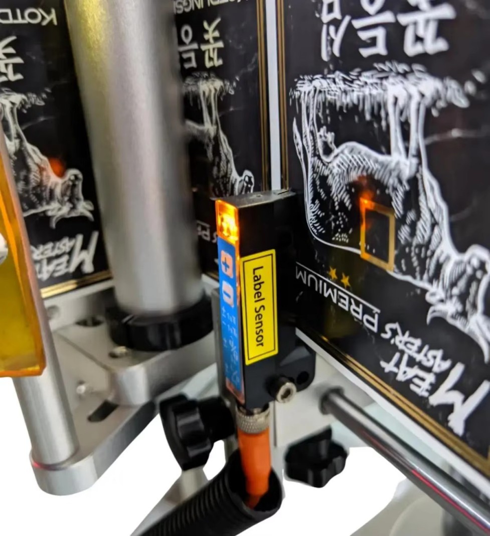 round bottle rolling labeling machine Sensor