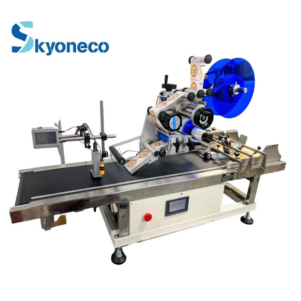 high-speed desktop automatic flat labeling machine